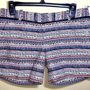 The Limited Aztec Design Shorts Size 2R
